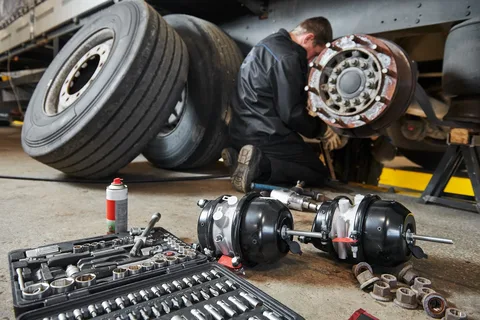 Repair a Semi Truck Tire